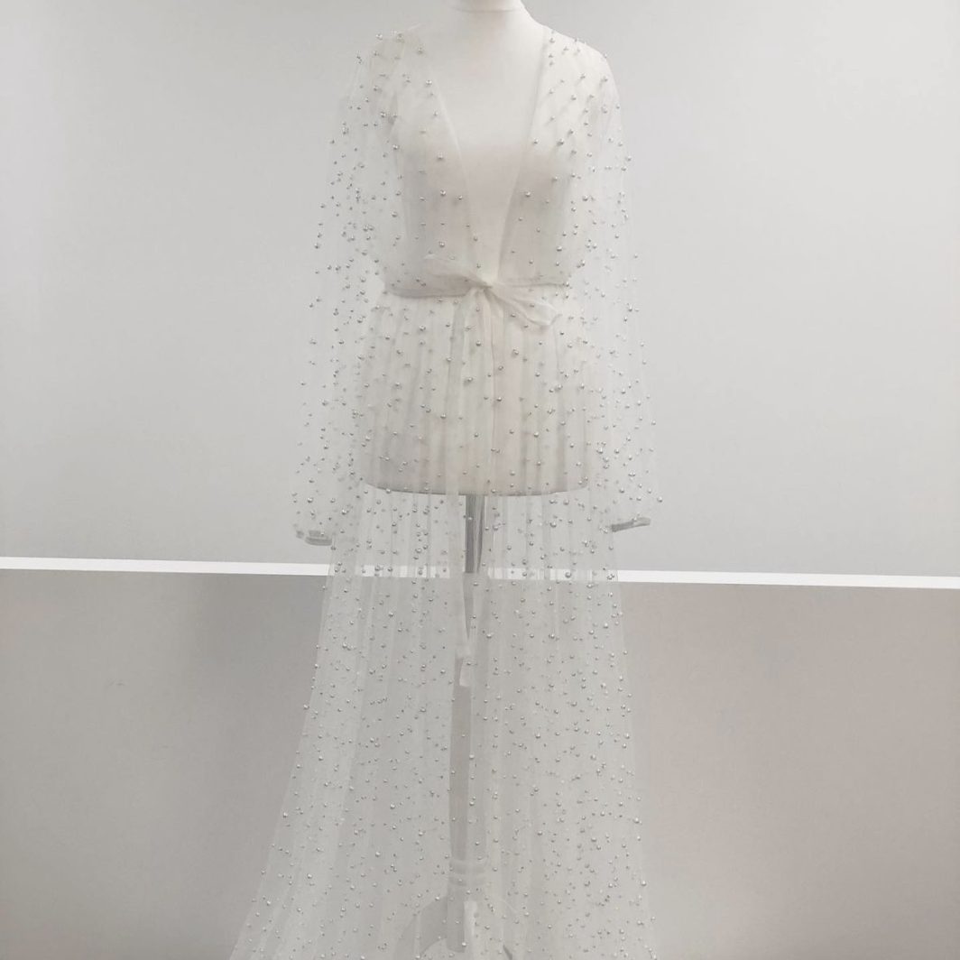 Pearl Tulle Robe