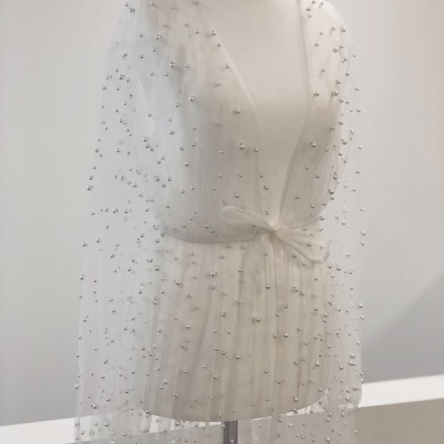 Pearl Tulle Robe