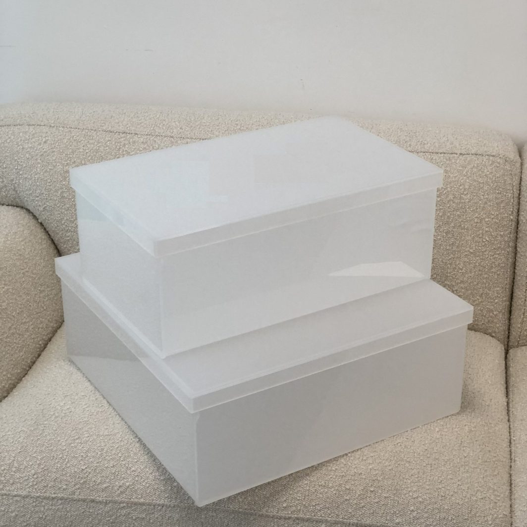 Frosted Acrylic Boxes