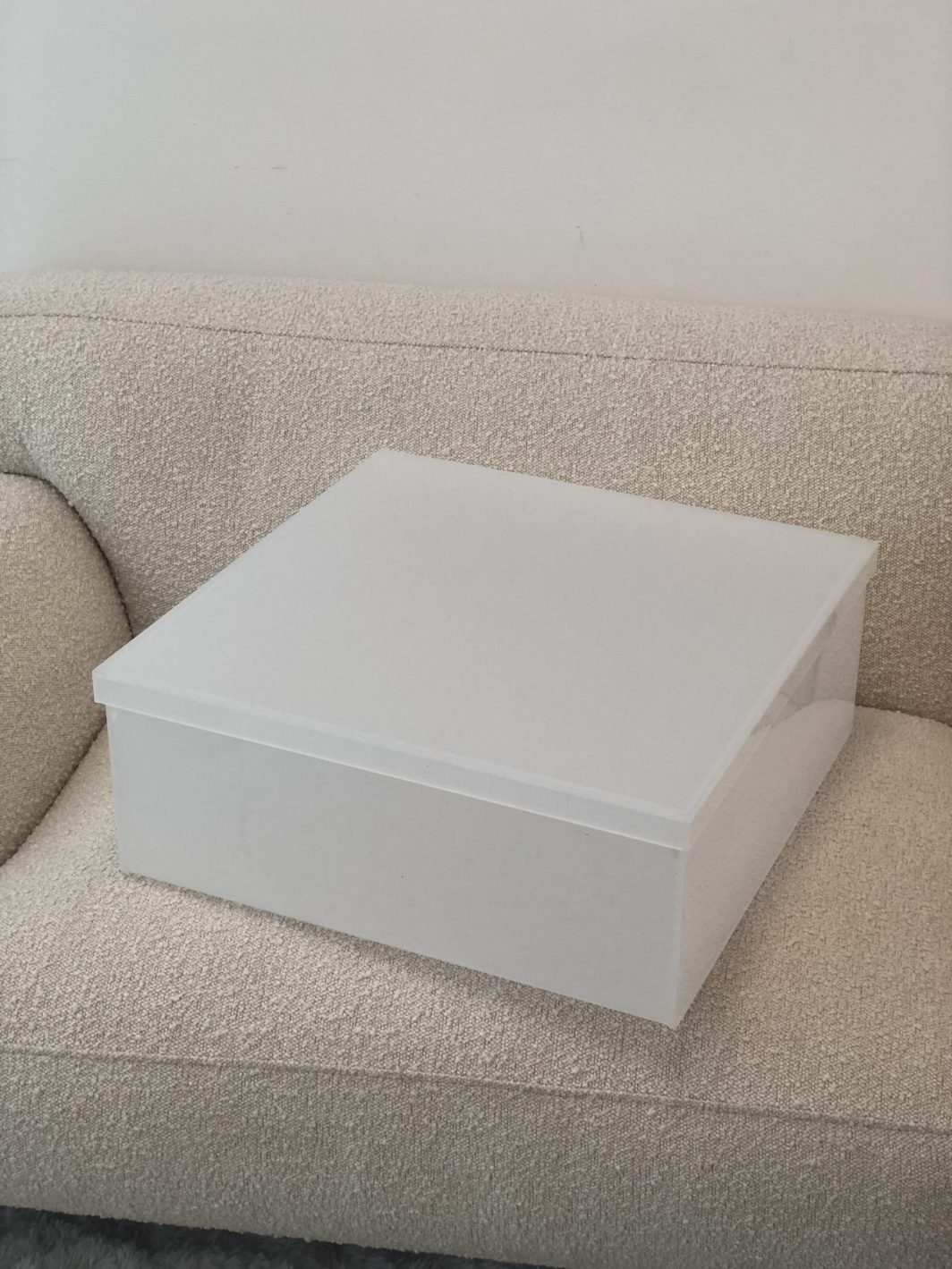 Frosted Square Acrylic Box