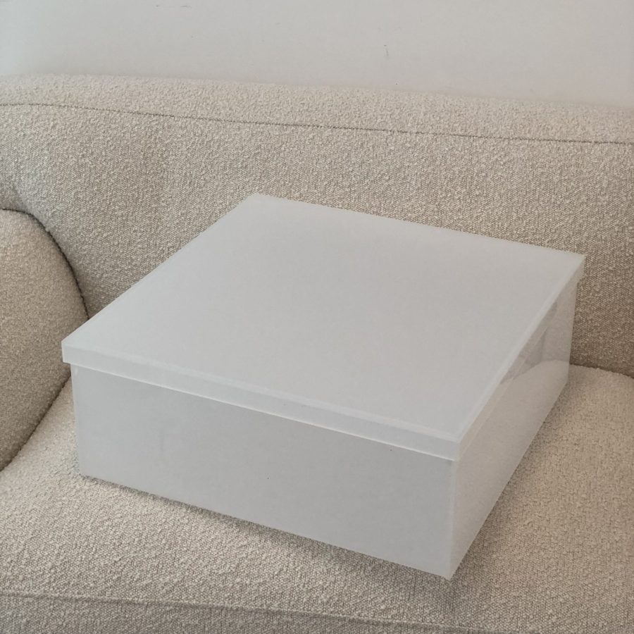 Frosted Square Acrylic Box
