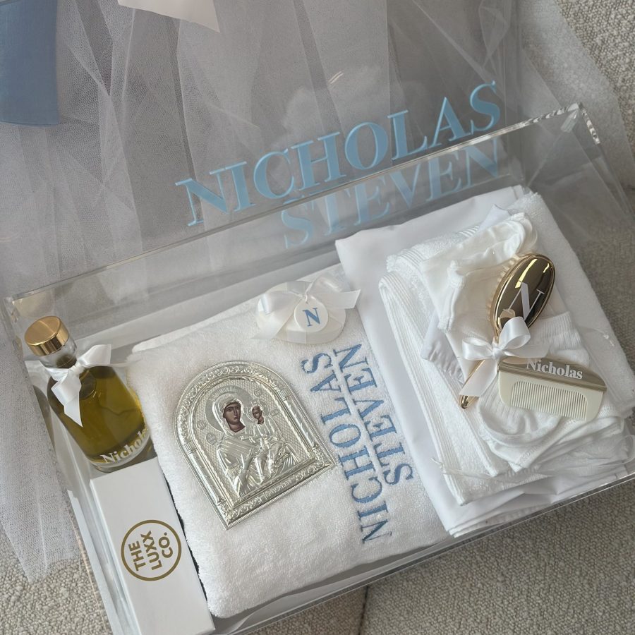 Clear Acrylic Christening Box