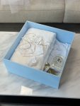 Blue & Clear Lid Acrylic Christening Box