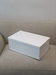 White Acrylic Christening Box