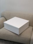 White Acrylic Christening Box