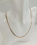 18K GOLD SNAKE CHAIN NECKLACE