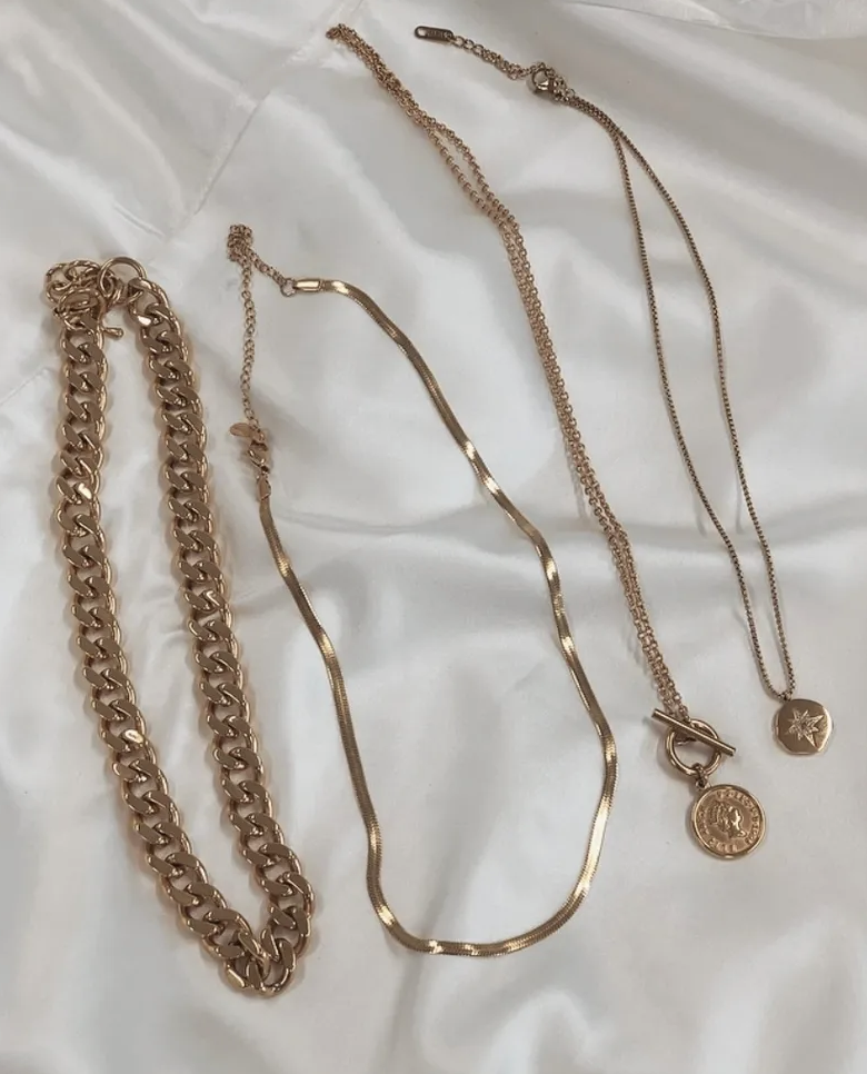 LUXX CO GOLD NECKLACES